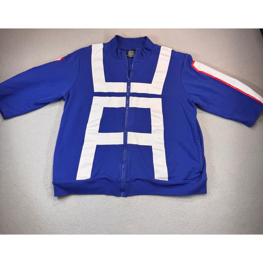 My Hero Academia UA High School Training Uniform Track Jacket Blue Mens XL